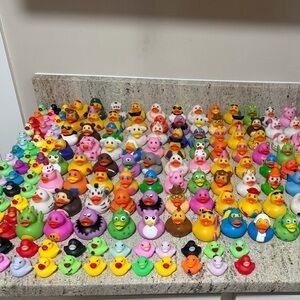 Fun Bright Playful Jeep Ducks